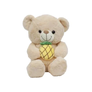 Large Teddy Bear With Pineapple-Cream